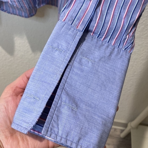 𝅺TED Baker Archive Men’s French Cuff Shirt - Picture 4 of 9